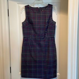 NWOT Tommy Hilfiger size 10 navy dress with blue, pink and white checks